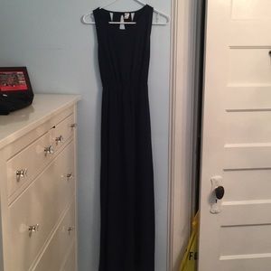 Maxi navy blue dress